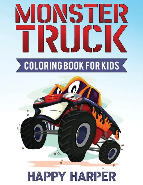 Monster Truck Coloring Book - Paperback