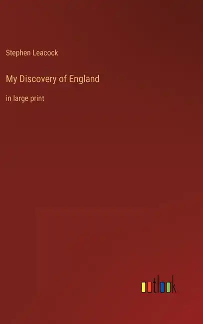 My Discovery of England: in large print - Hardcover