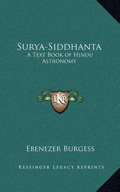 Surya-Siddhanta: A Text Book of Hindu Astronomy - Hardcover
