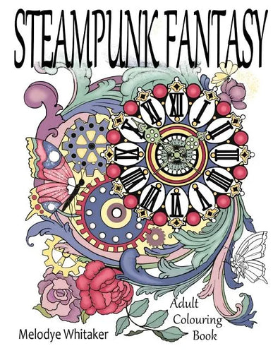 Steampunk Fantasy: Adult Coloring Book - Paperback