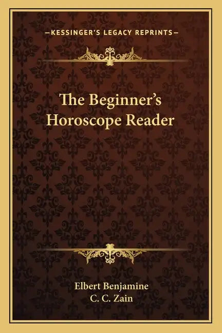 The Beginner's Horoscope Reader - Paperback
