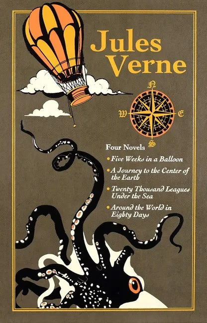 Jules Verne: Four Novels - Leather