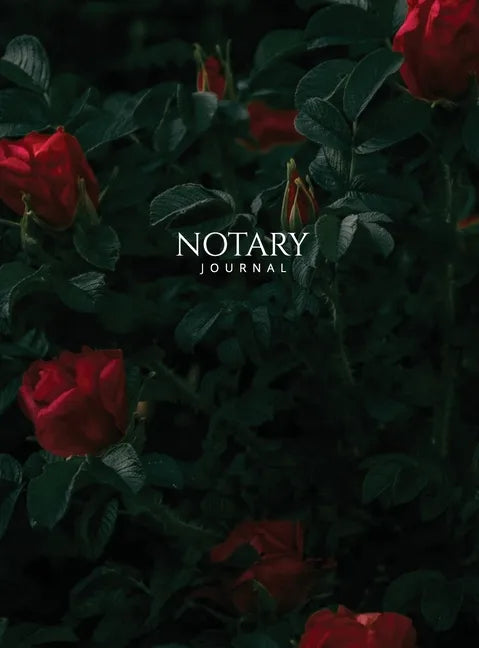 Notary Journal: Hardbound Public Record Book for Women, Logbook for Notarial Acts, 390 Entries, 8.5