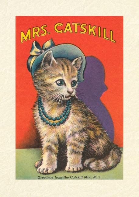 Vintage Lined Notebook Mrs. Catskill, Greetings from Catskill Mts., NY - Paperback