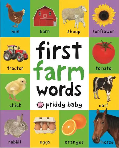 First 100 Padded: First Farm Words - Board Book