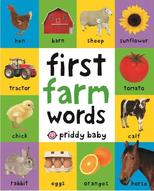 First 100 Padded: First Farm Words - Board Book