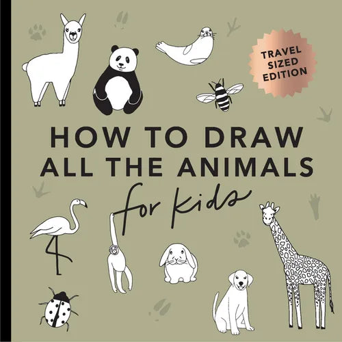 All the Animals: How to Draw Books for Kids with Dogs, Cats, Lions, Dolphins, and More (Easter Basket Stuffers for Kids) - Paperback