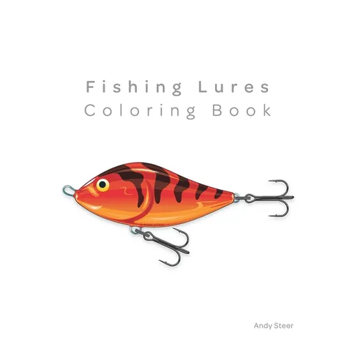 Fishing Lures - Coloring book - Paperback
