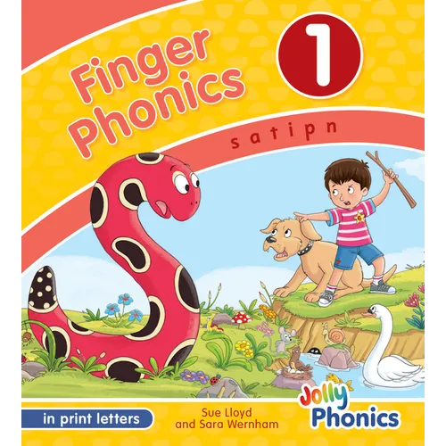 Finger Phonics Book 1: In Print Letters (American English Edition) - Board Book