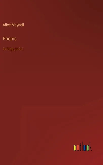 Poems: in large print - Hardcover