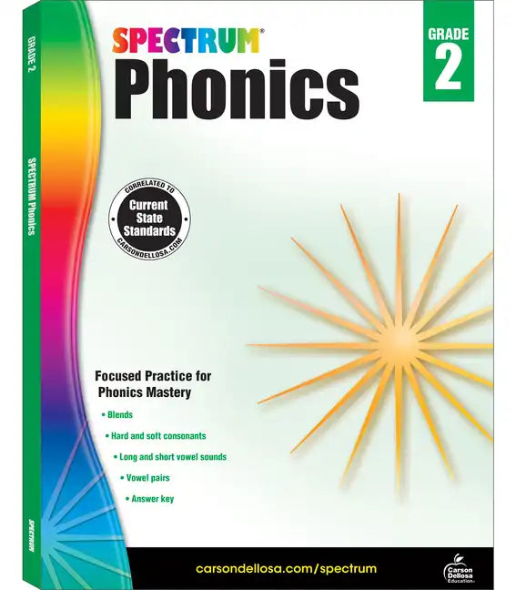 Spectrum Phonics, Grade 2: Volume 92 - Paperback