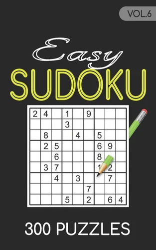 Easy Sudoku 300 Puzzles Vol.6: Sudoku for adults easy book - Paperback