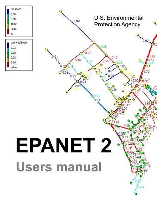 EPANET 2 Users Manual - Paperback