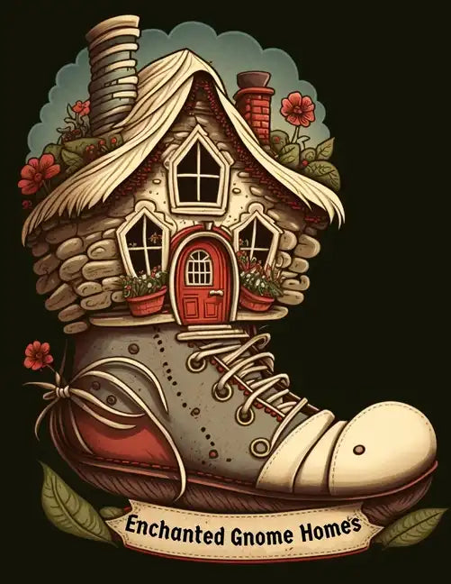 Enchanted Gnome Homes: A Coloring Book of Whimsical Gnome Homes and Enchanted Fairy Houses - Paperback