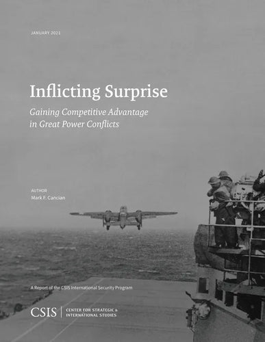 Inflicting Surprise: Gaining Competitve Advantage in Great Power Conflicts - Paperback