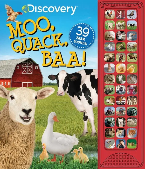 Discovery: Moo, Quack, Baa! - Board Book