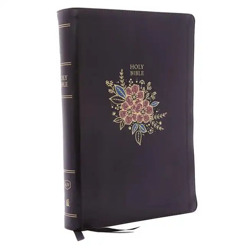 KJV, Deluxe Reference Bible, Super Giant Print, Imitation Leather, Black, Indexed, Red Letter Edition - Imitation Leather
