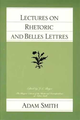 Lectures on Rhetoric and Belles Lettres - Paperback