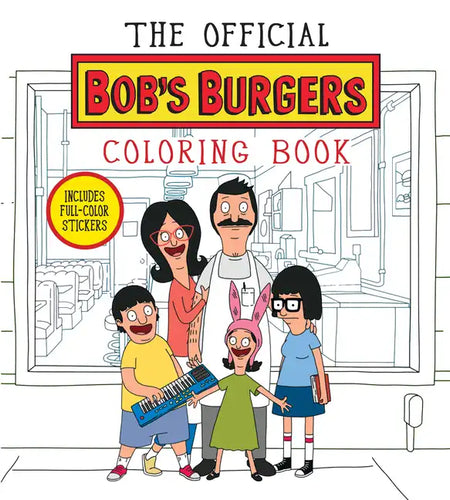 The Official Bob's Burgers Coloring Book - Paperback