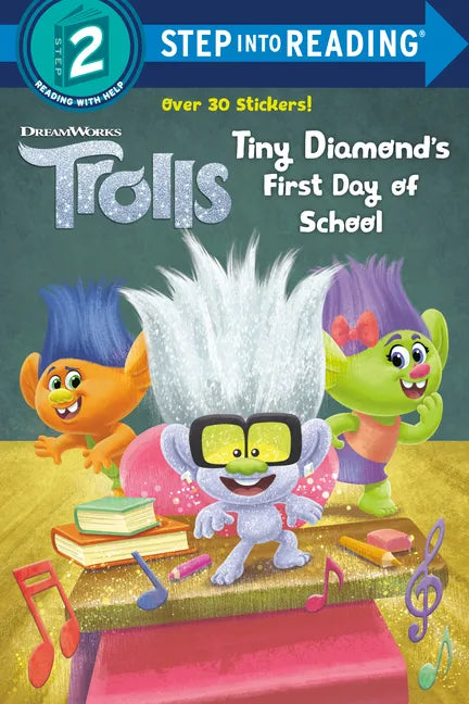 Tiny Diamond's First Day of School (DreamWorks Trolls) - Paperback