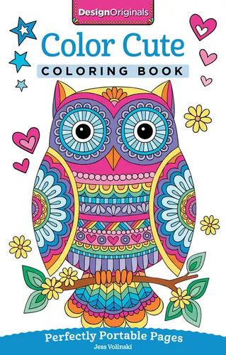 Color Cute Coloring Book: Perfectly Portable Pages - Paperback