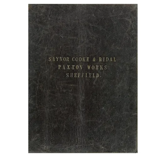 Saynor Cooke and Ridal: Reproduction Cutlery Catalogue - Paperback