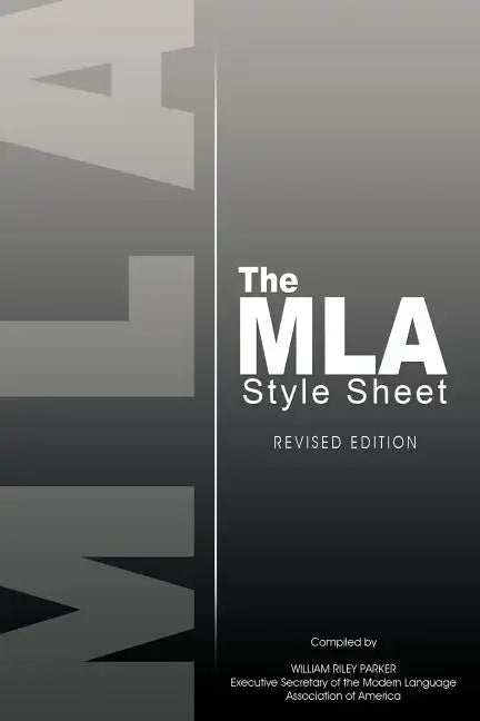 The MLA Style Sheet: Revised Edition - Paperback