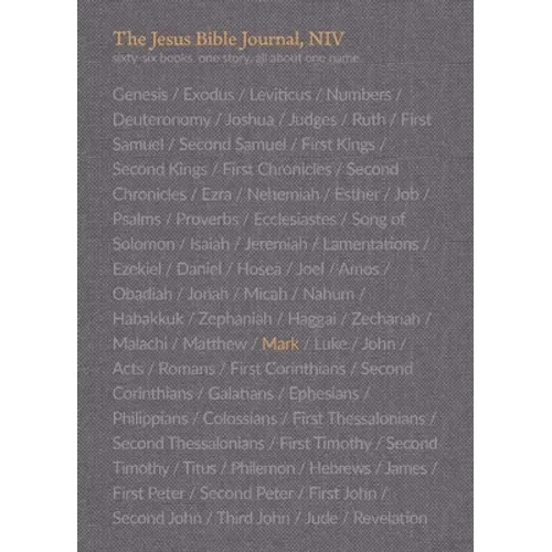 The Jesus Bible Journal, Mark, Niv, Paperback, Comfort Print - Paperback
