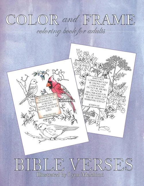 Color and Frame: Bible Verses - Paperback