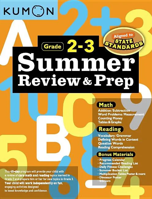 Kumon Summer Review and Prep 2-3 - Paperback