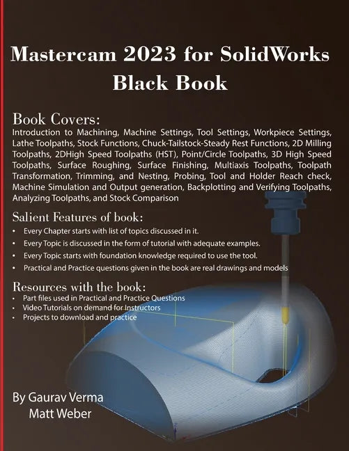 Mastercam 2023 for SolidWorks Black Book - Paperback
