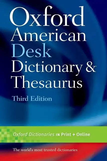 Oxford American Desk Dictionary and Thesaurus - Hardcover