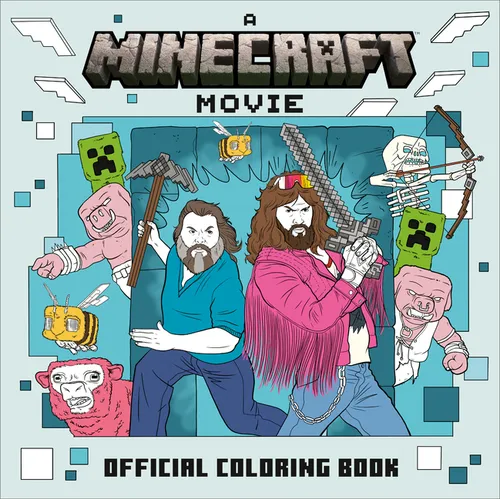 A Minecraft Movie Official Coloring Book - Paperback
