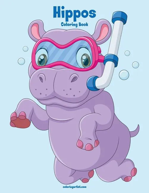 Hippos Coloring Book 1 - Paperback
