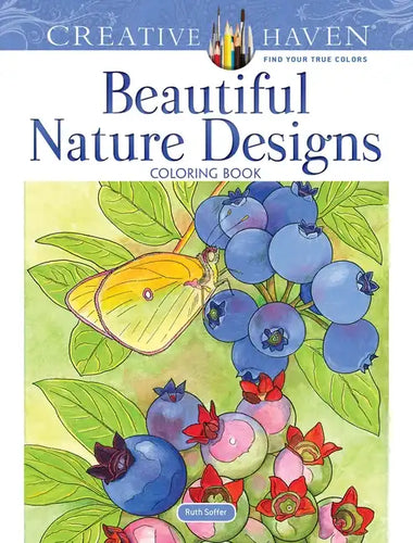 Creative Haven Beautiful Nature Designs Coloring Book - Paperback