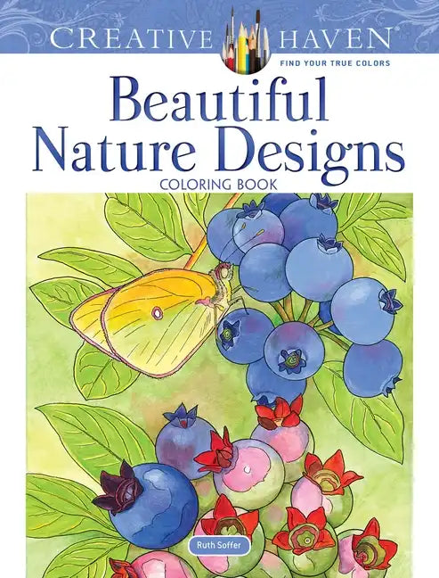Creative Haven Beautiful Nature Designs Coloring Book - Paperback