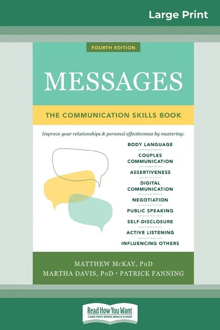 Messages: The Communications Skills Book (16pt Large Print Edition) - Paperback