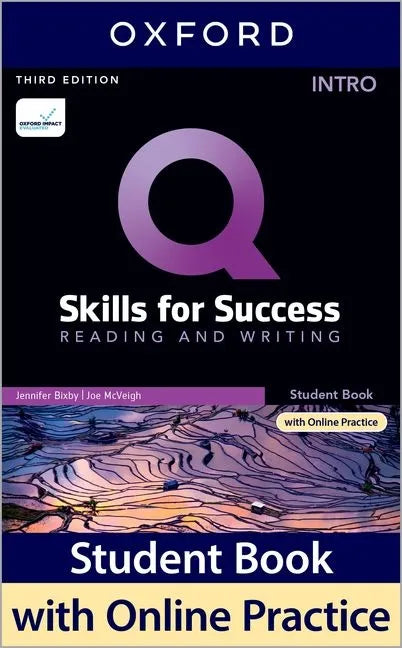 Q3e Intro Reading and Writing Student Book and IQ Online Pack - Paperback