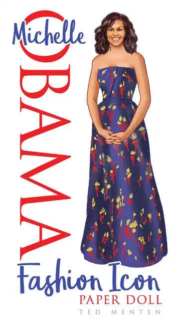 Michelle Obama Fashion Icon Paper Doll - Paperback