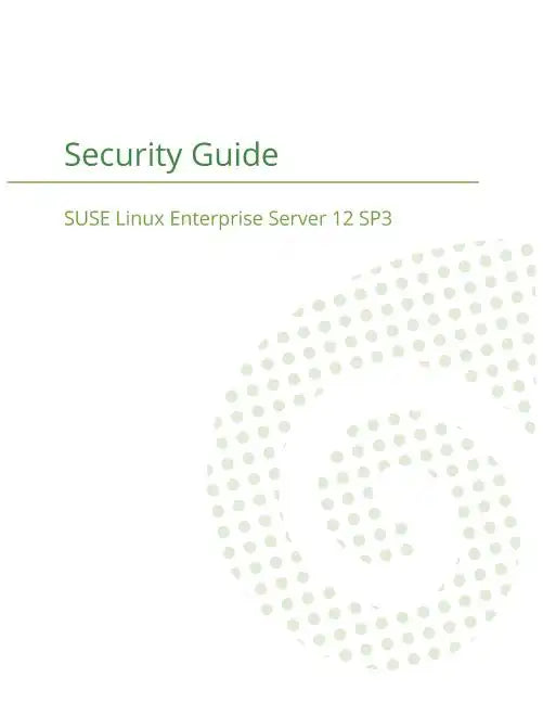 SUSE Linux Enterprise Server 12 - Security Guide - Paperback