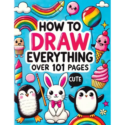 How to Draw Everything: Step by Step Drawing Guide for Kids - Over 101 Fun and Easy Ways to Learn Simple and Creative Sketches of Adorable Ani - Paperback