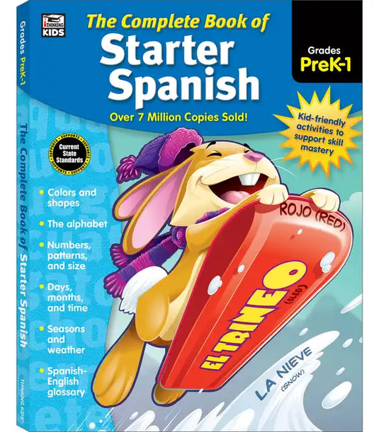 The Complete Book of Starter Spanish, Grades Preschool - 1 - Paperback