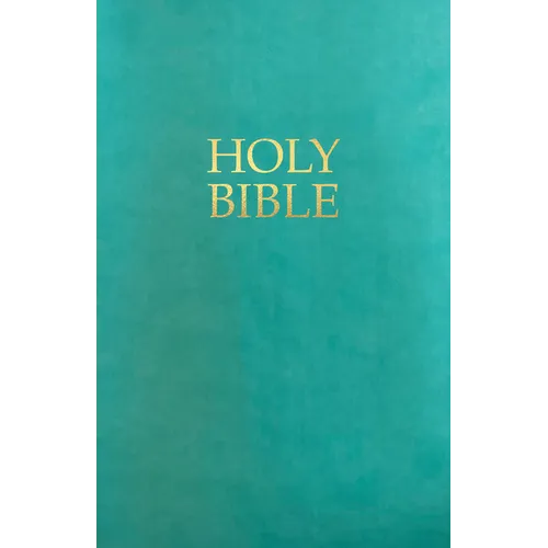 Kjver Gift and Award Holy Bible, Deluxe Edition, Coastal Blue Ultrasoft: (King James Version Easy Read, Red Letter) - Imitation Leather