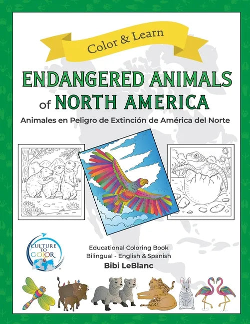 Endangered Animals of North America - Animales en peligro de extinción de américa del norte - Paperback