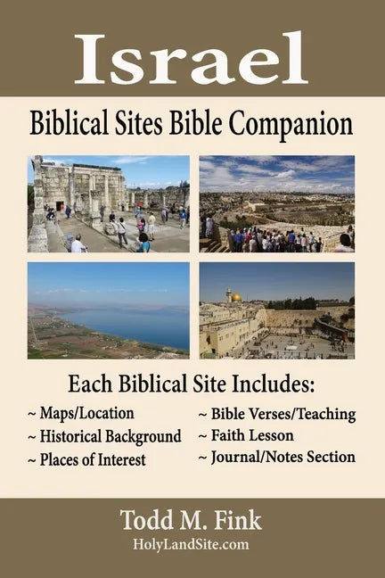 Israel Biblical Sites Bible Companion - Paperback