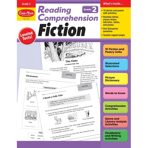 Reading Comprehension: Fiction, Grade 2 Teacher Resource - Paperback