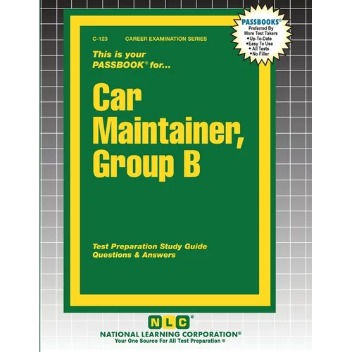 Car Maintainer, Group B - Paperback