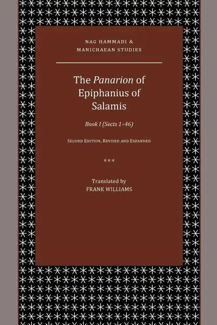 The Panarion of Epiphanius of Salamis: Book I (Sects 1-46) - Paperback
