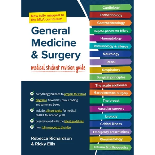 General Medicine and Surgery, MLA Edition: Medical Student Revision Guides - Paperback