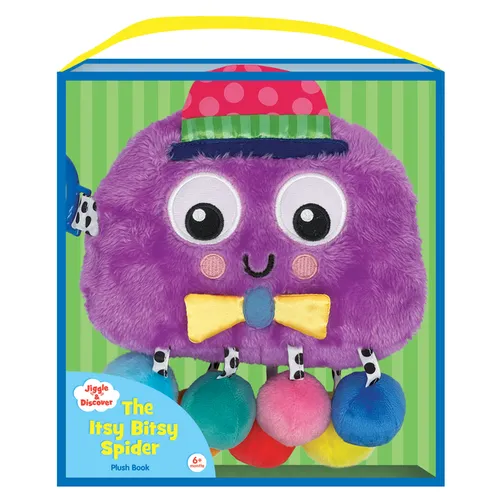 Jiggle & Discover: The Itsy Bitsy Spider (Plush Book) - Fabric